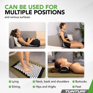 Tunturi Acupressure Mat And Pillow Svart