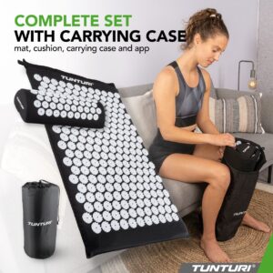 Tunturi Acupressure Mat And Pillow Svart