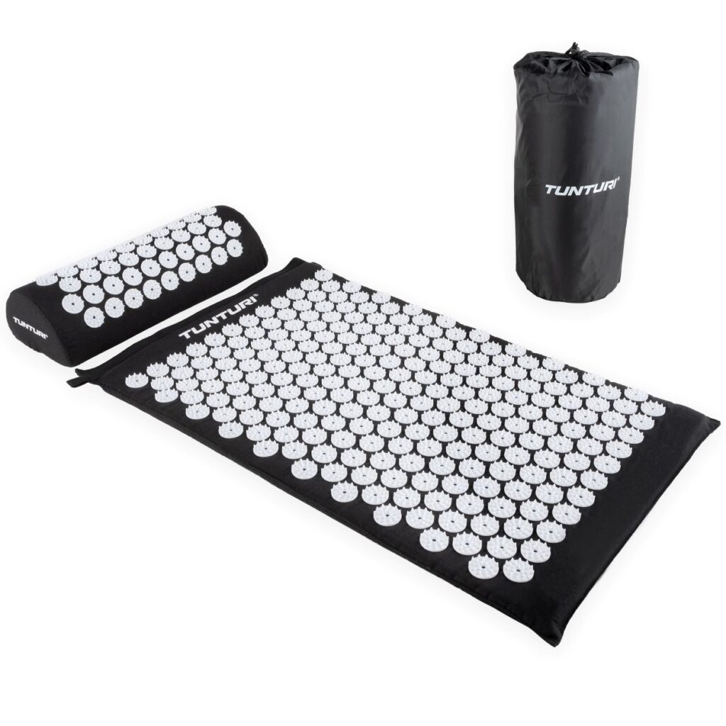 Tunturi Acupressure Mat And Pillow Svart