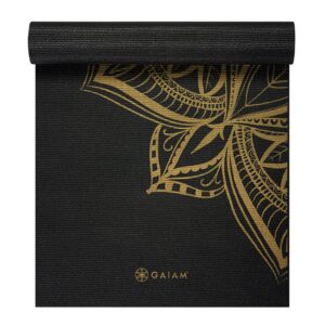Yogamatta Premium 6 mm GAIAM BRONZE MEDALLION METALLIC