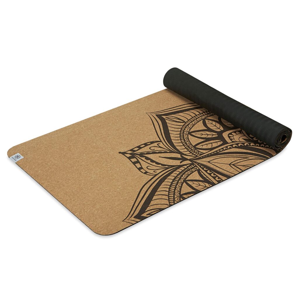Yogamatta 5 mm PRINTED CORK MANDALA PERFORMANCE