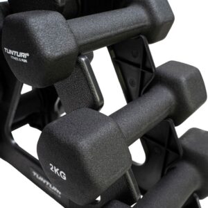 Hantelset neopren inkl. stativ