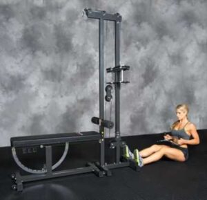 Latsdrag / sittande rodd för Super Bench PRO tillval