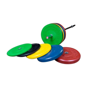 Färgade Chicago Extreme Bumpers skivstångsset 170 kg