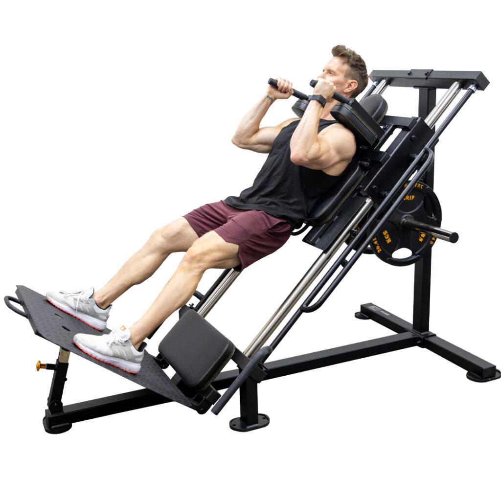 Powertec kombinerad Benpress / Hacklift