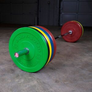 Färgade Chicago Extreme Bumpers skivstångsset 170 kg