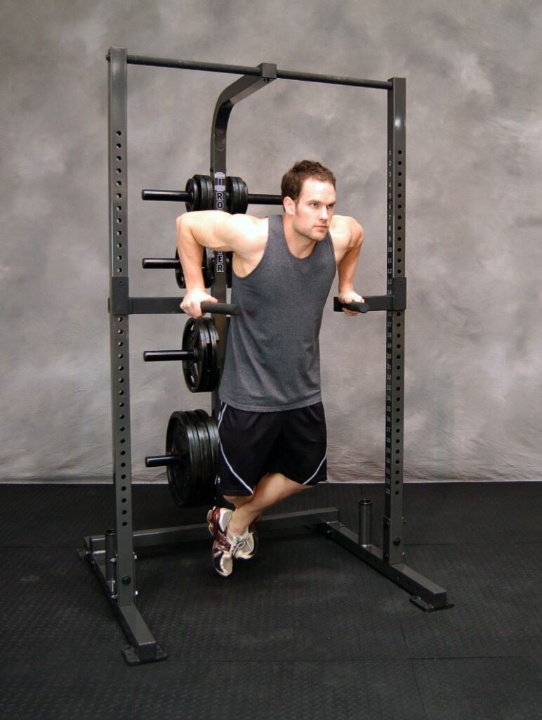 Dipshandtag till Power rack / Ironmaster