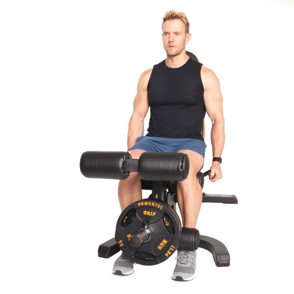 Powertec / Kombinerad benspark/lårcurl tillval