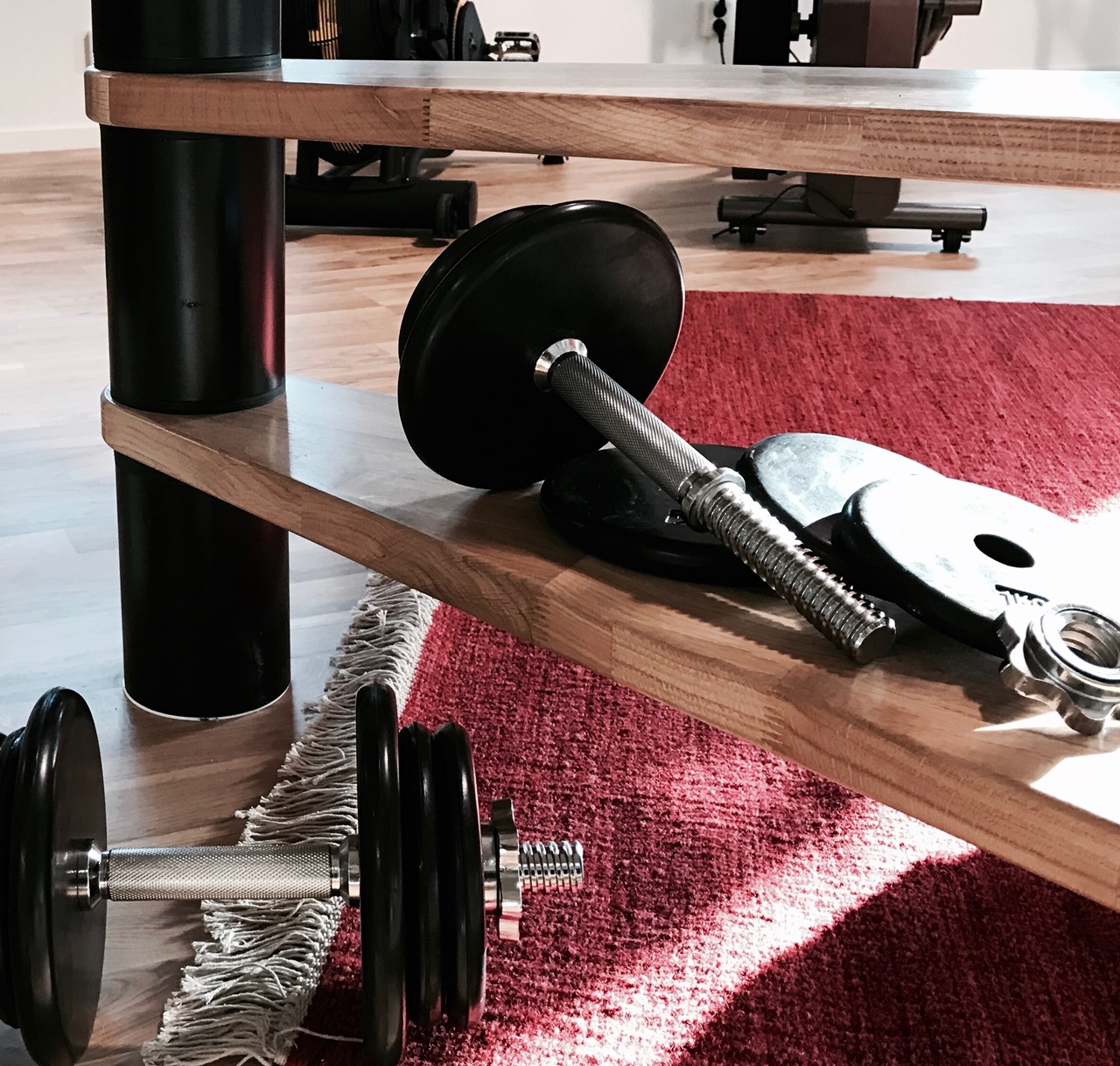 Hantelpaket för hemmagymmet