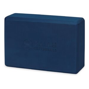 Yogablock blå från Gaiam.