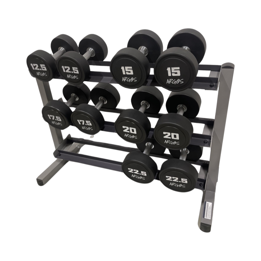 Hantelpaket Premium 12,5 kg - 22,5 kg inkl. stativ