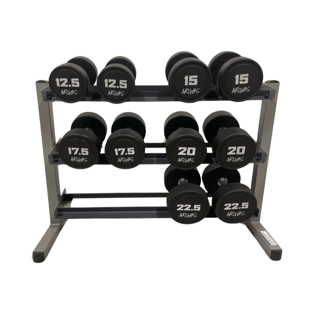 Hantelpaket Premium 12,5 kg - 22,5 kg inkl. stativ