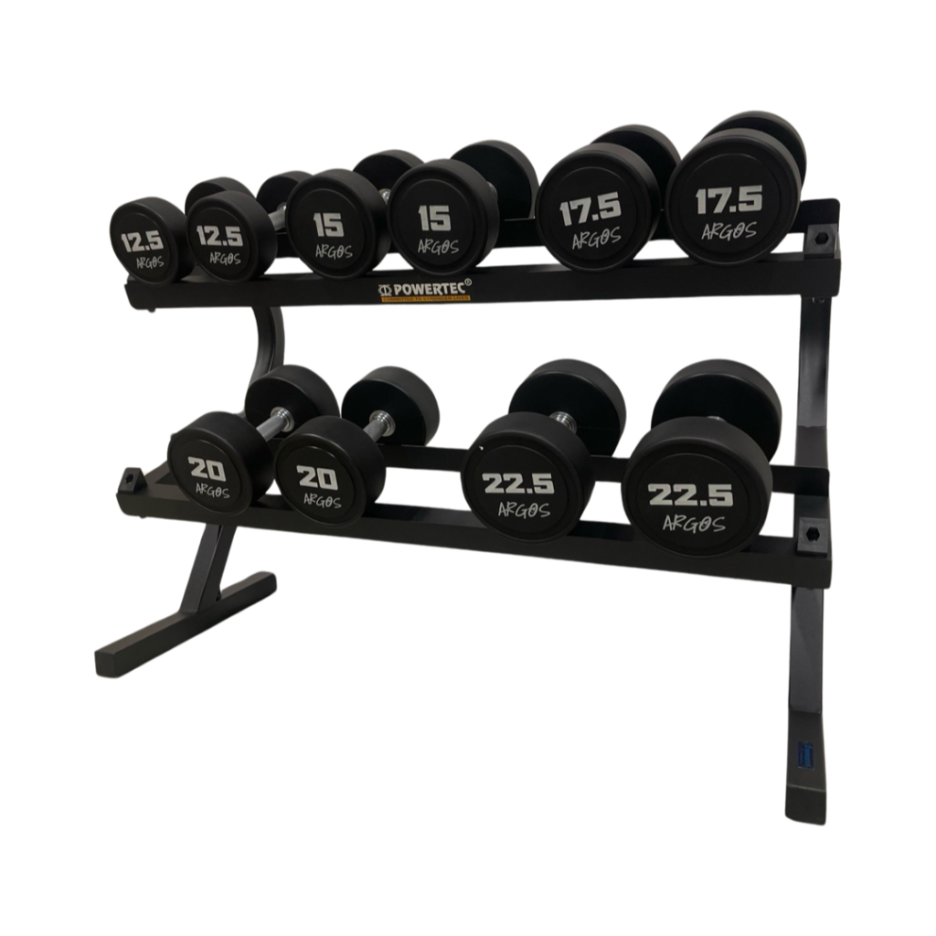 Hantelpaket Premium 12,5 kg - 22,5 kg inkl. stativ