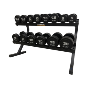 Hantelpaket Premium 5 kg - 25 kg inkl. stativ