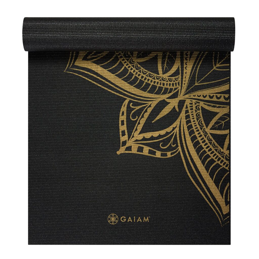 Yogamatta Premium 6 mm GAIAM BRONZE MEDALLION METALLIC