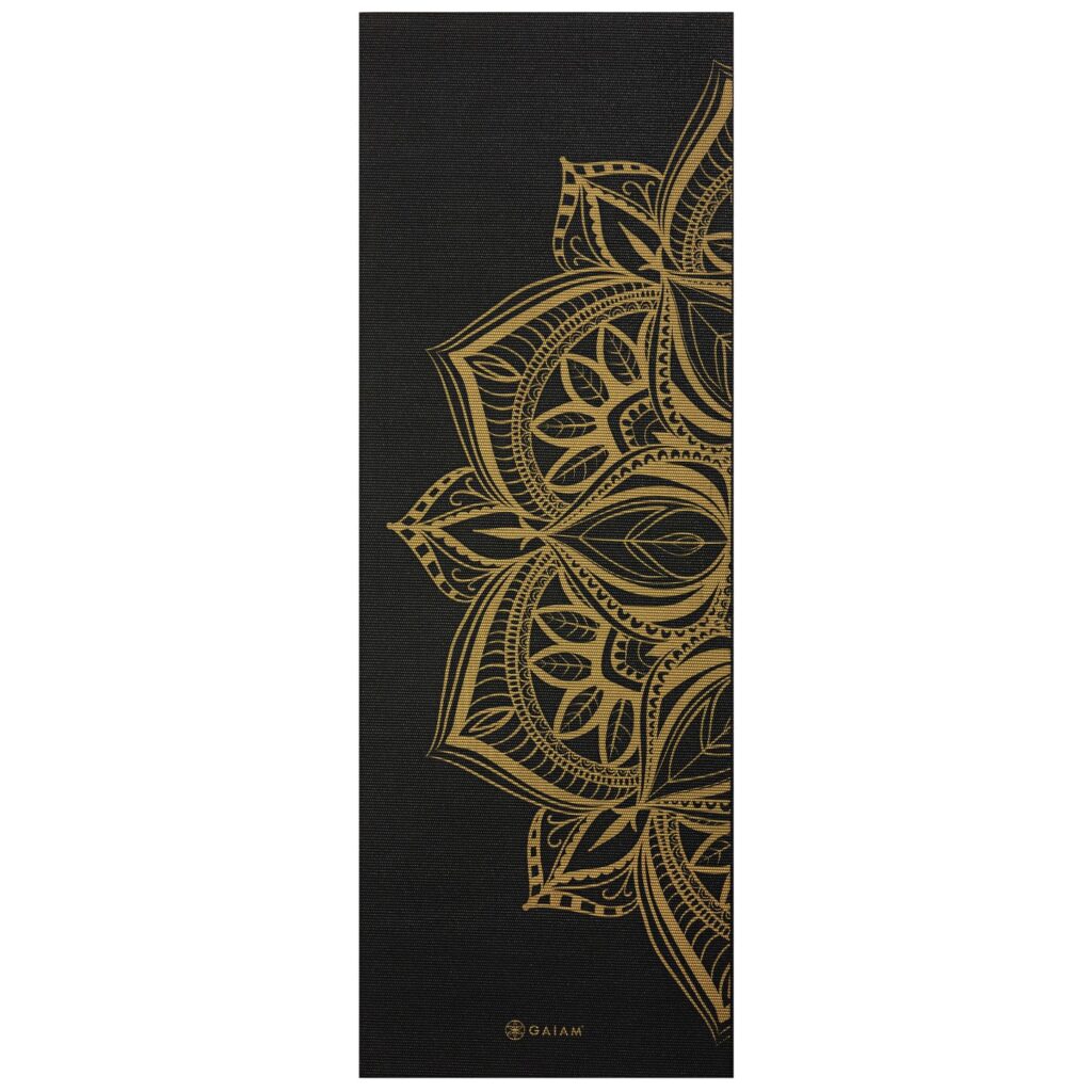 Yogamatta Premium 6 mm GAIAM BRONZE MEDALLION METALLIC