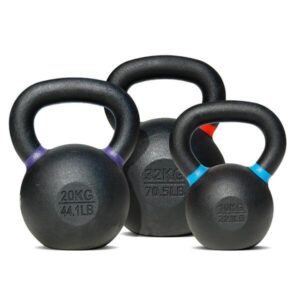 Powercoated Kettlebells Paket 104 kg
