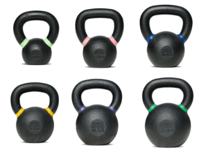 Powercoated Kettlebells Paket 76 kg